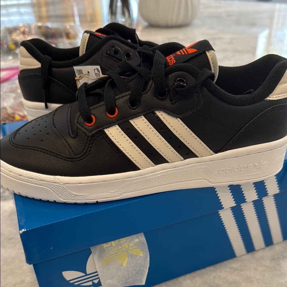 Adidas Black and White Sneakers